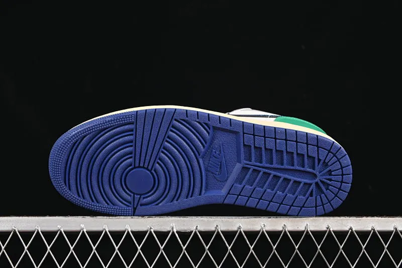 All categories Air Jordan Jordan series basketball shoes Air Jordan 1 Low Air Jordan 1 Low AJ1 Joe 1 blue and green color matching low-top cultural casual sneakers 553558-147